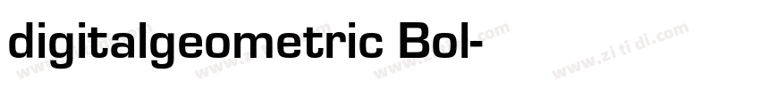 digitalgeometric Bol字体转换